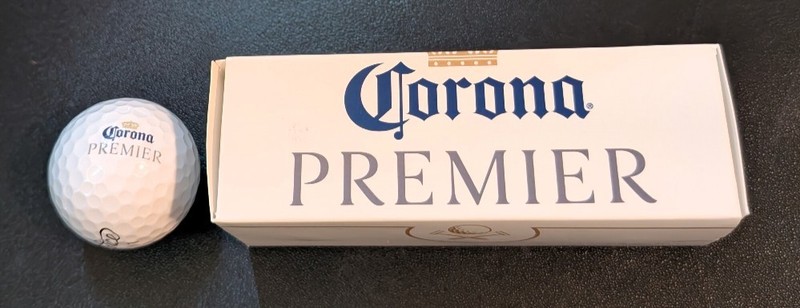 Vice Tour Golf Balls Corona Premier Beer (1) Full Sleeve (3 Balls) New VERY RARE