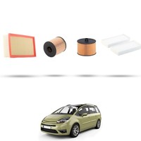 Hoffcar Wartungsset - 4 Filter FüR Citroen C4 Picasso 2.0 HDI 100KW Ab 2006
