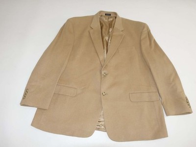 Stafford Men's Sport Coat Size 50 Regular Brown 100% Camel Hair 2 Button Jacket