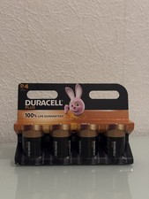 4 X DURACELL D SIZE PLUS POWER ALKALINE BATTERIES LR20 MN1300 - LONG EXPIRY