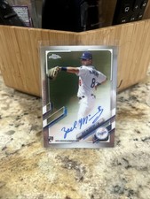 2021 TOPPS CHROME ZACH MCKINSTRY ROOKIE ON CARD AUTO. rookie card picture