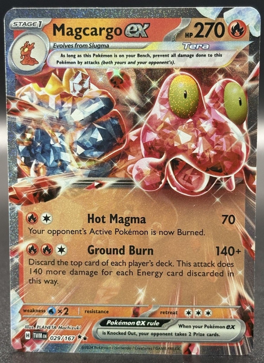 Pokémon TCG - Magcargo EX Tera #29/167 - (Twilight Masquerade
