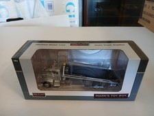 Nib 164 Custom Silver Pete 385 Rollback Black Bed Tow Truck Speccast
