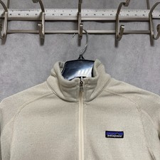 Patagonia Sweater Women M Tan Zip Better Sweater Fleece Jacket Active Outdoor