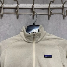 Patagonia Sweater Women M Tan Zip Better Sweater Fleece Jacket Active Outdoor