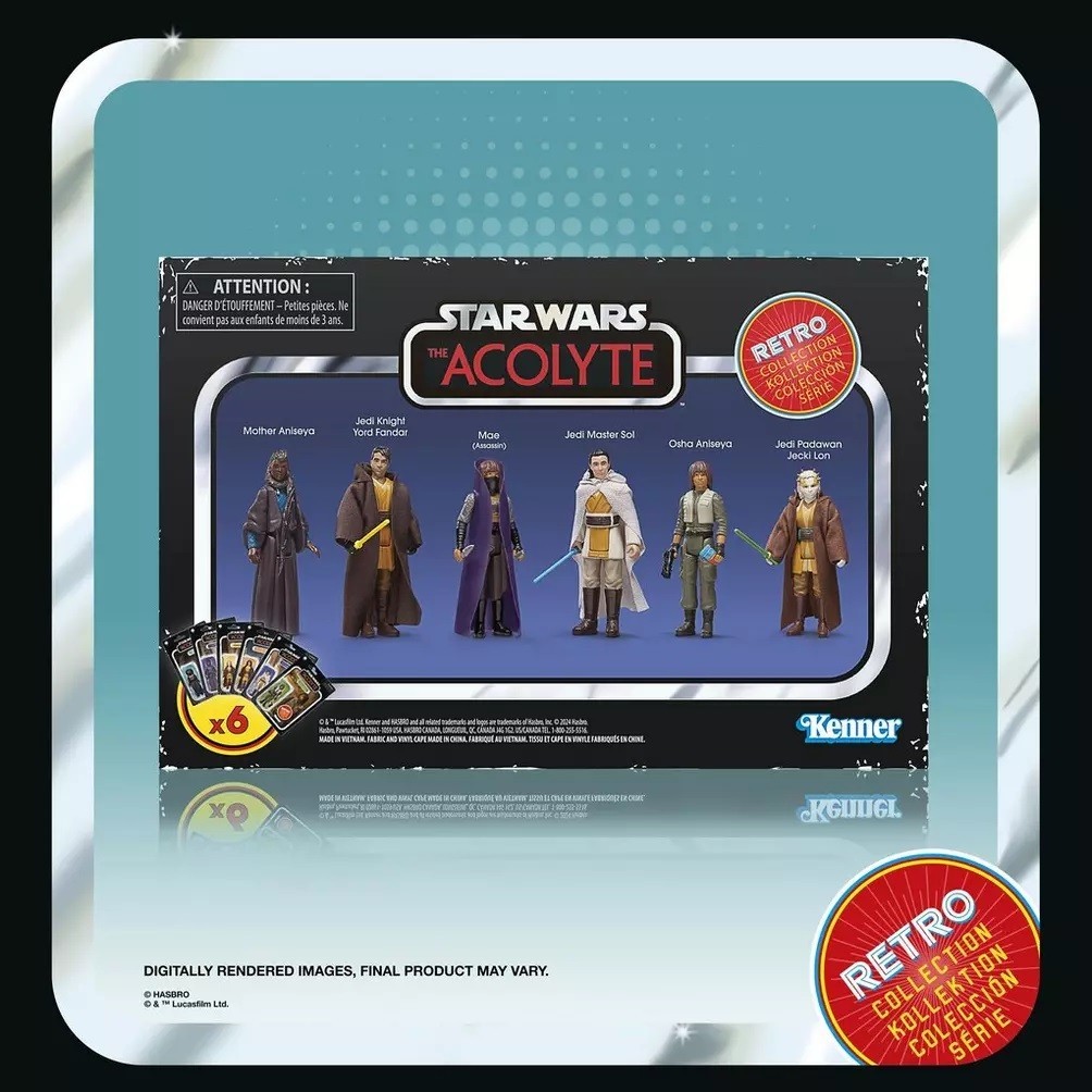 Figurines Star Wars Retro Collection pour diorama expo 10cm Acolyte