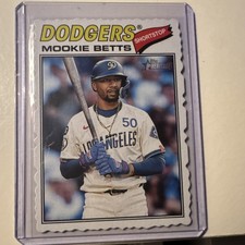 Topps 2026 Heritage Deckle Edge Mookie Betts Los Angeles Dodgers #12 MLB 