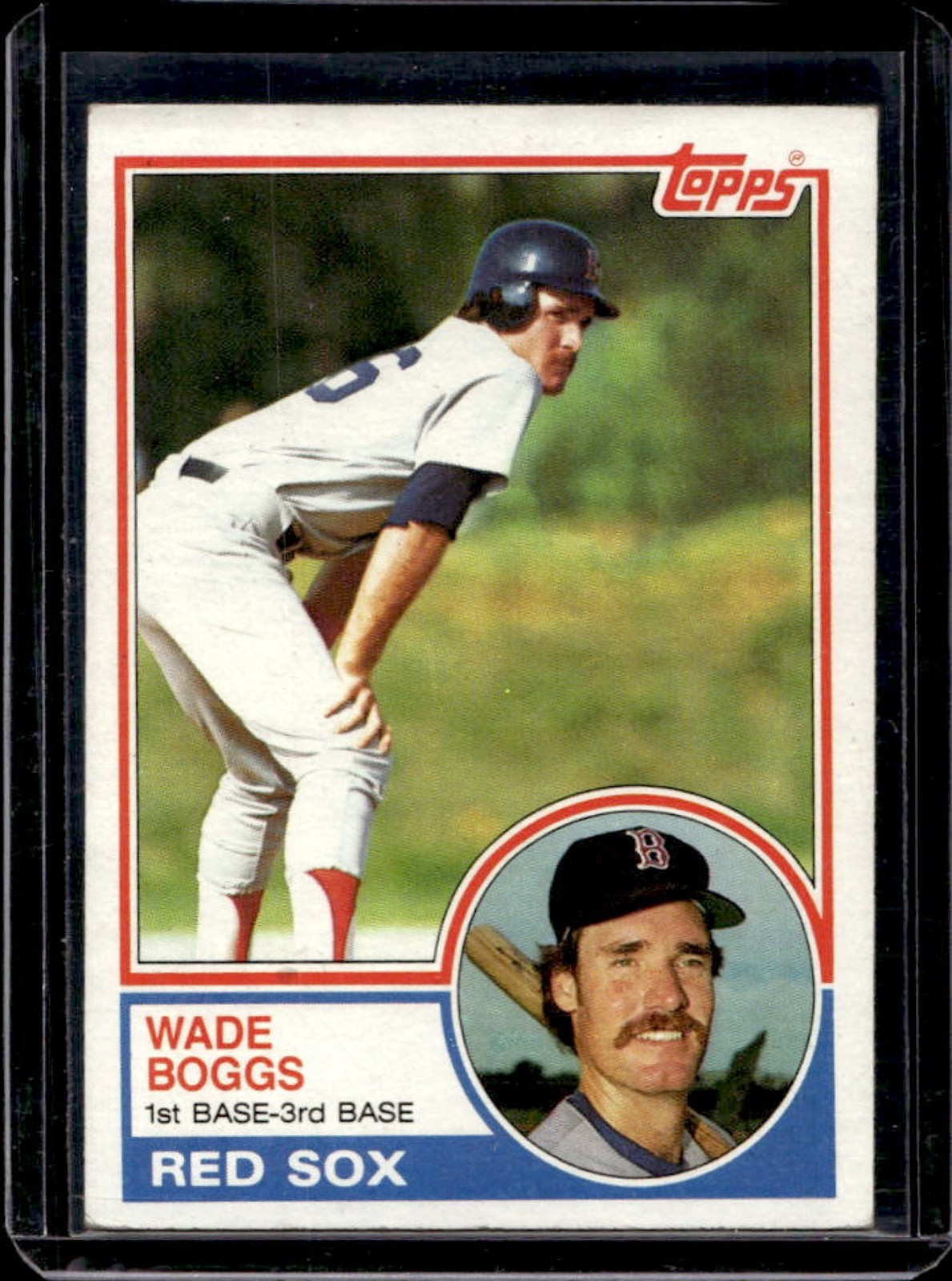 1983 Topps Wade Boggs Rookie RC #498 Red Sox
