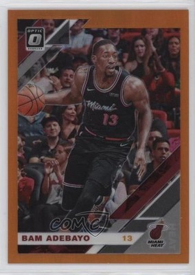 2019-20 Panini Donruss Optic Orange Prizm 111/199 Bam Adebayo #41 7n6