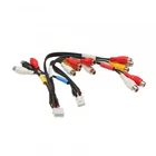 RCA Pre Out Phono Cable Lead Wiring Harness Connection for Alpine INA-W910R