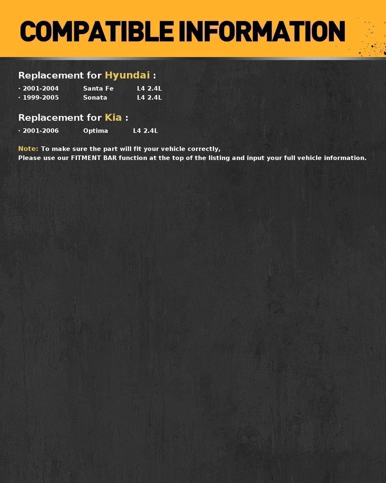 BOMBA DE AGUA AW9477 para Hyundai Sonata 1999-2005 Kia Optima 2001-2006 Foto 2 de 4