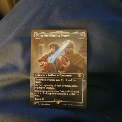 MTG Sting the glinting dagger rare Herr der Ringe 