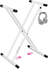 Piano Keyboard Stand - X Style Adjustable and Portable Heavy Duty Music Stand F