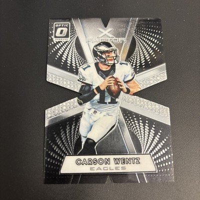2016 Donruss Optic - X-Factor Carson Wentz #6 (RC)