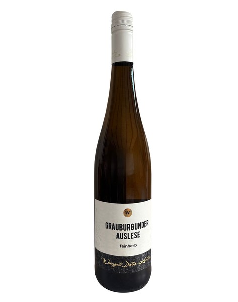 Grauburgunder Feinherb Auslese 2022 – Vollmundig & Vegan (0,75 L)-image