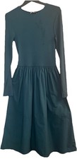 ZARA Mixed Media Midi Dress Size M Available In Green Or Black