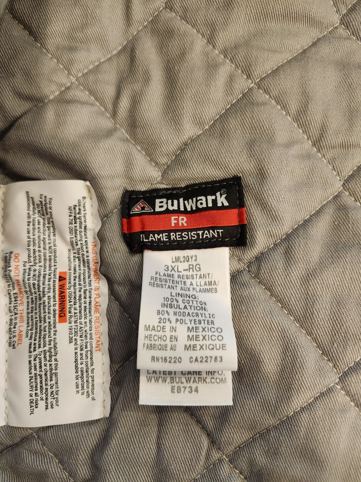 Bulkwark Midweight FR Jacket With heavyweight Mod… - image 4