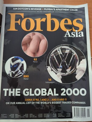 Forbes Asia Magazine (Mai 2013). The Global 2000 / Kim Dotcom