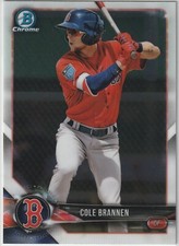 2018 Bowman Chrome Prospects - COLE BRANNEN - #BCP154 - Boston Red Sox