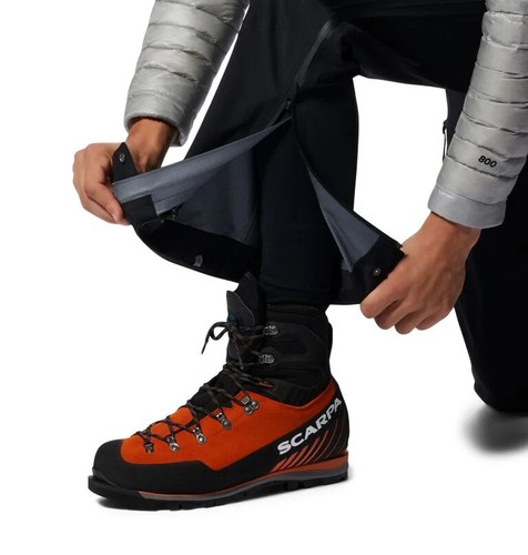 NWT Mens Mountain Hardwear Dawnlight GORE-TEX Pro Pants $550 XL black 3L - Picture 7 of 7