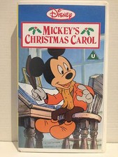 WALT DISNEY MICKEYS CHRISTMAS CAROL VHS VIDEO