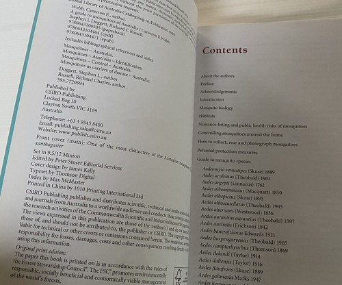 A Guide to Mosquitoes of Australia de Cameron E. Webb libro de bolsillo Mozzies - Imagen 5 de 13