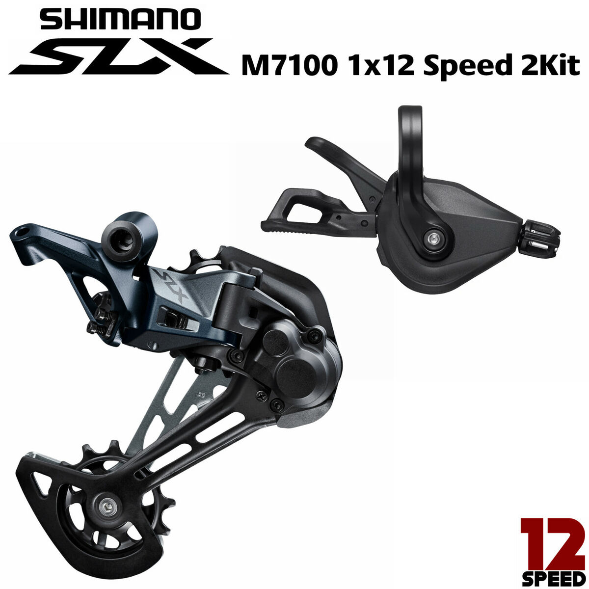 New SHIMANO SLX M7100 1x12S 12 Speed MTB Groupset Right New SHIMANO SLX M7100 1x12S 12 Speed MTB Groupset Right