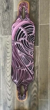 Hand Painted Drop Through Longboard Deck