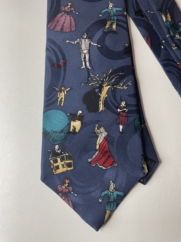 Vtg 1992 Wizard Of Oz All Over Print Mens Neck Tie Silk Wembley Turner ...