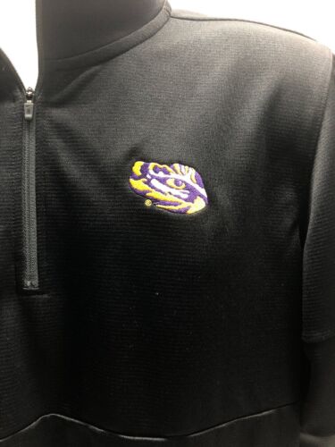 Nike LSU Tigers Coaches Sideline Performance Quarter-Zip Mens Jacket - Picture 2 of 10