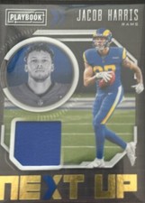 2021 Panini Playbook Next Up #NXT-JHA Jacob Harris Next Up Jerseys