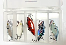5 Piece Hightower lure kit!  Rattle Trap-styled, Favorites for Bass and Trout