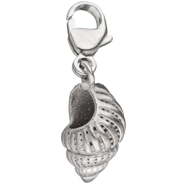 "Jobo \"44971\" EinhäNger Charm Muschel 925 Sterling Silber Rhodiniert Karabiner"-image