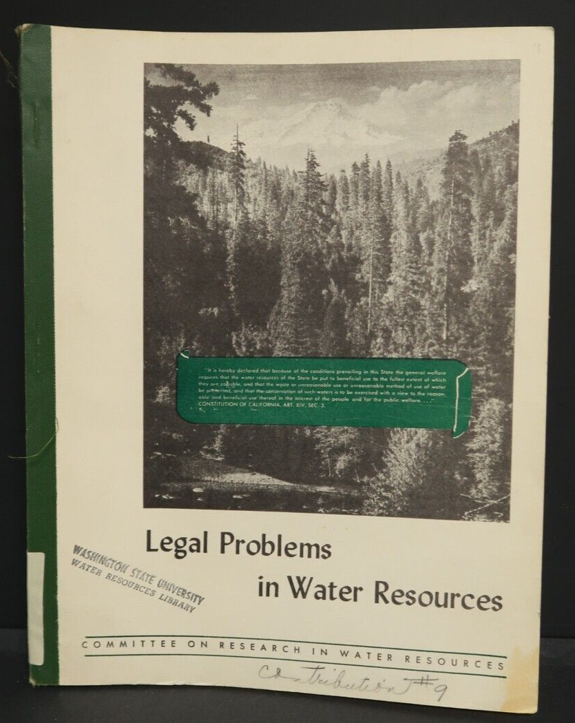 Breaking Boundaries: Iba Paris Conference Unveils Star-Studded Speaker Lineup 4 Legal Problems In Water Resources Book 1957 Conference University Of California