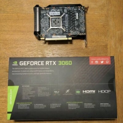 PNY GeForce RTX 3060 XLR8 Gaming REVEL EPIC-X RGB Single Fan 12GB