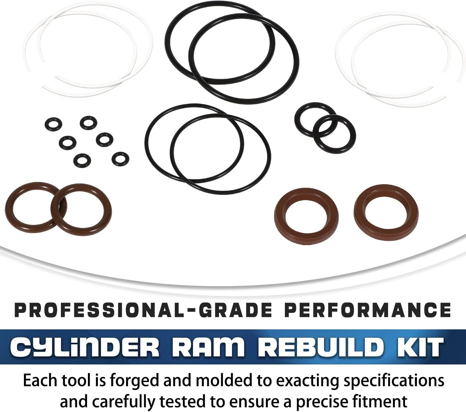 Cylinder Ram Rebuild Kit for Volvo Penta Trim SX DPS -M 3857471 3857470 FSM007