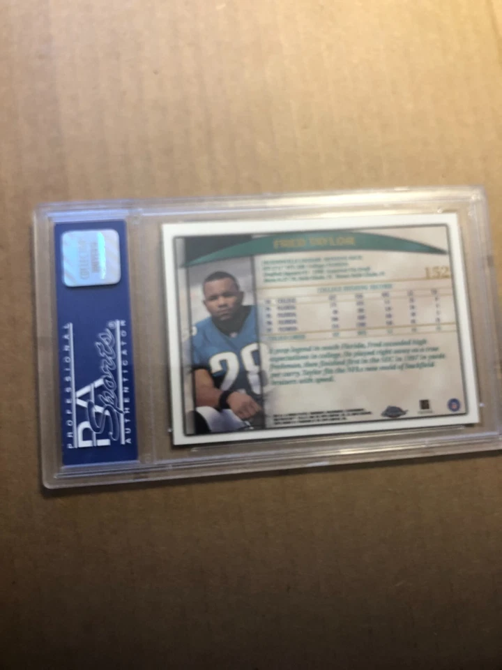 1998 Topps Chrome #152 Fred Taylor RC PSA Graded 10 GEM MINT - Image 2 of 2