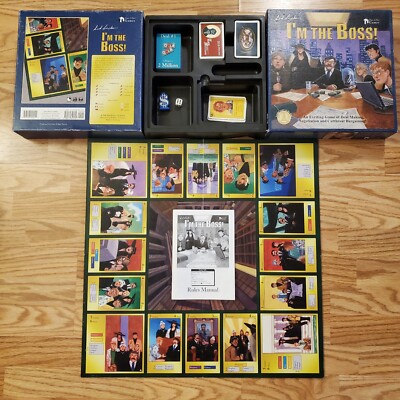 I'M THE BOSS, Rare Board Game Sid Sackson, Face 2 Face Games, Confirmed COMPLETE