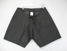 Athletic Knit AK Pants Youth Large Black Ice Hockey shorts Buckle Boys NWOT