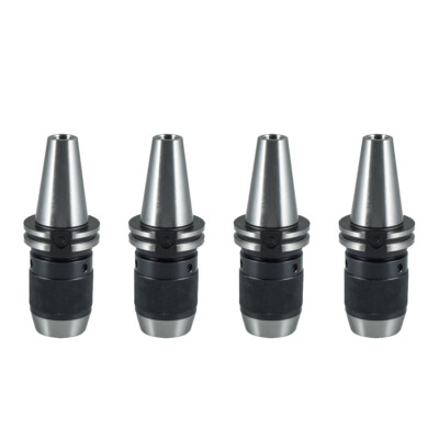 4pcs CAT40 Keyless Drill Chuck 5/8'' Fits On Haas CNC Easy Great Tool Holder