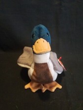 1997 TY Beanie Baby "Jake" the Mallard Duck, Polyester Fiber  P.E. Pellets