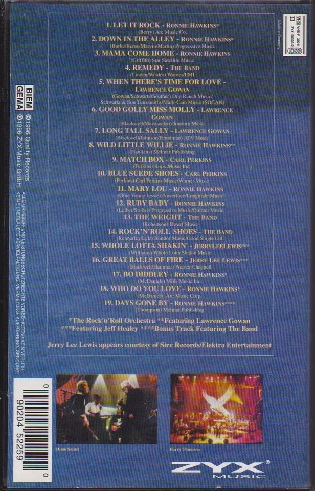 Let It Rock! -mit The Band, Ronnie Hawkins usw. - VHS-Cassette - Bild 2 von 2