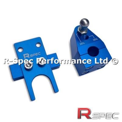 Pro 2 Blue Quick Shift Short Gear Shifter Ford Focus MK2 ST RS 2.5 Turbo + Guide