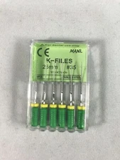 Mani Dental Root Canal Endo Stainless Steel K-files 25mm Size #35 30Files/pk