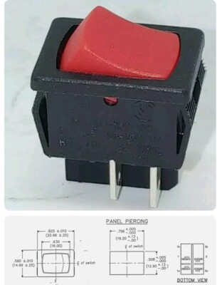 NEW Genuine SHOP VAC Vacuum Wet Dry ON / OFF switch rocker switch ...
