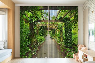 3D Green Tree Vine ZHUA4016 Photo Curtain Window Blockout Fabric Amy 2023