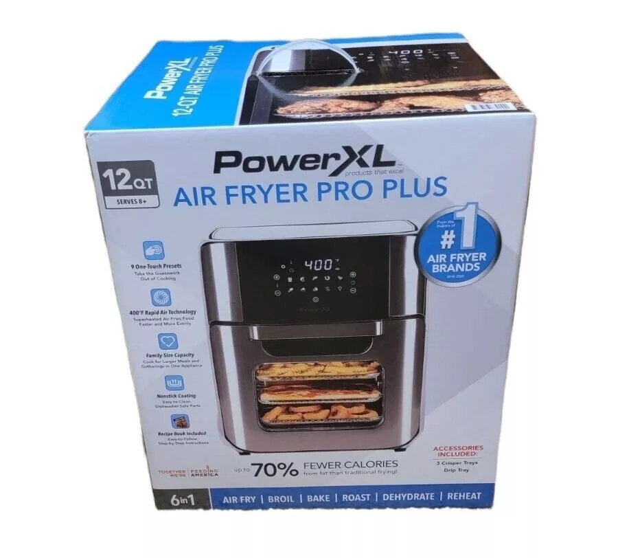 PowerXL Air Fryer Pro Plus – Extra-Large 12-Quart Air Fryer Oven  Multi-Cooker Stainless Steel - Costless WHOLESALE - Online Shopping!