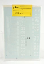 A-LINE HO SCALE 26700 APL CAR DECAL DECALS  