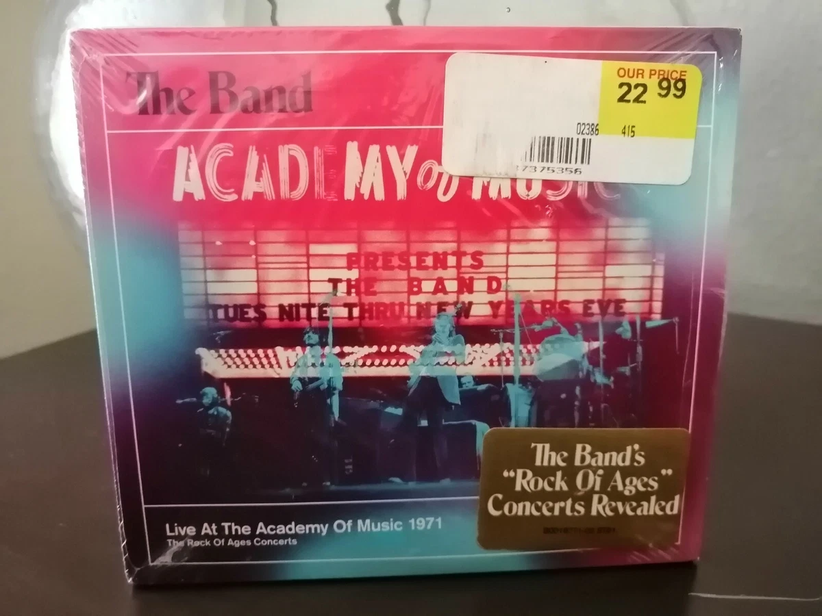 Live at the Academy of Music 1971 by The Band (CD, 2013) NEW