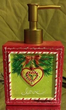 BLONDER HOME ORNAMENTS PUMP LOTION BOTTLE NEW
